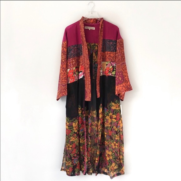 NEW *RARE* FREE PEOPLE "The Young Love" Kimono OS - Picture 6 of 9